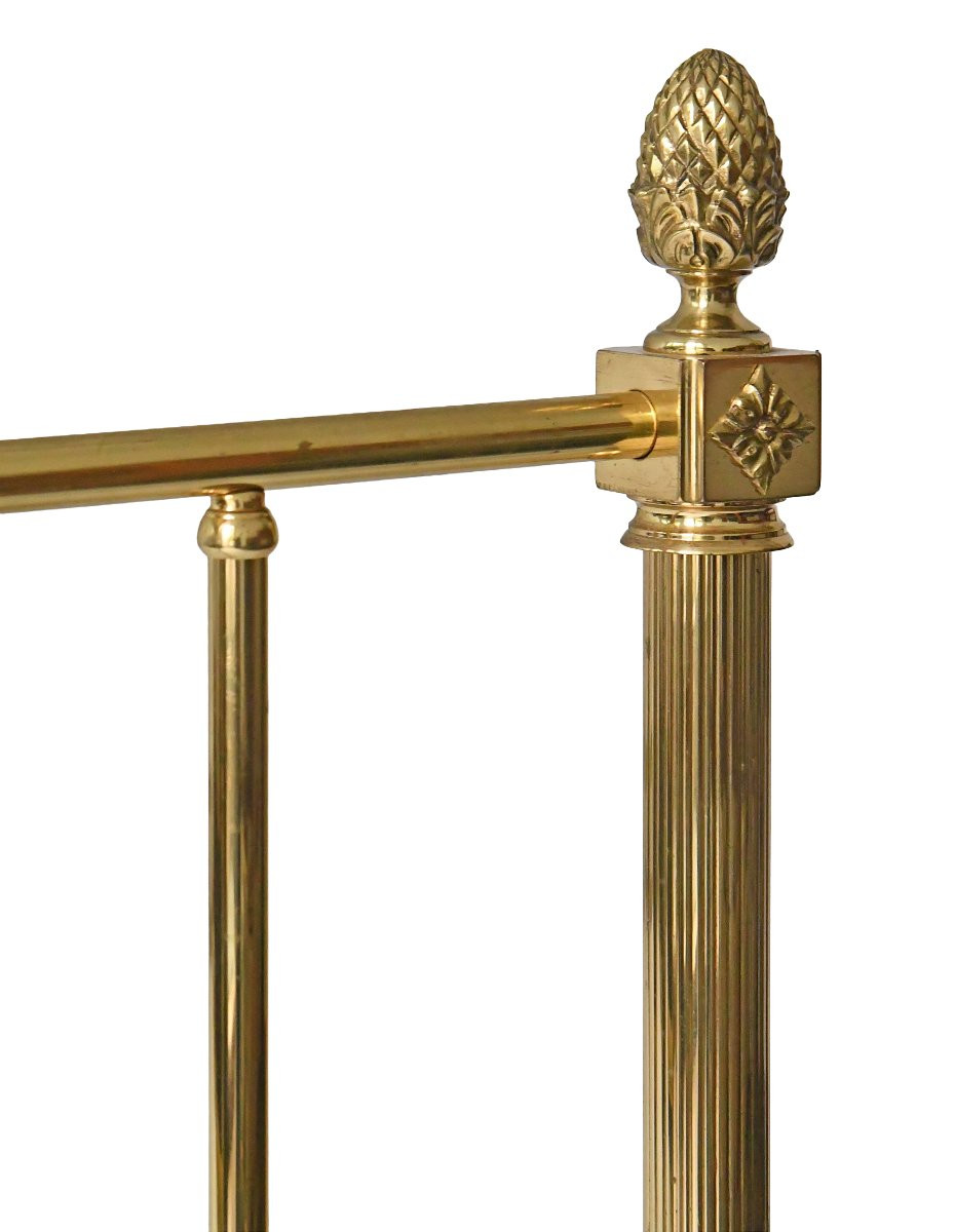 Empire-style Brass Slatted Bed-photo-2