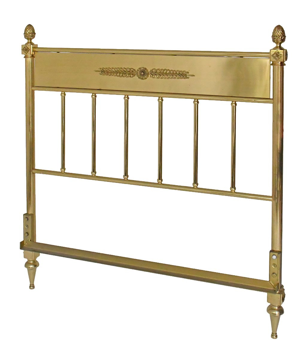 Empire-style Brass Slatted Bed-photo-1