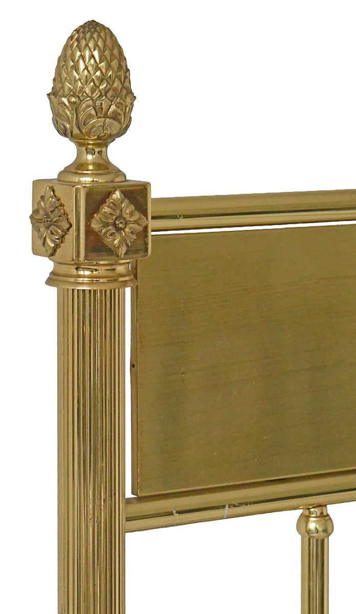 Empire-style Brass Slatted Bed-photo-2