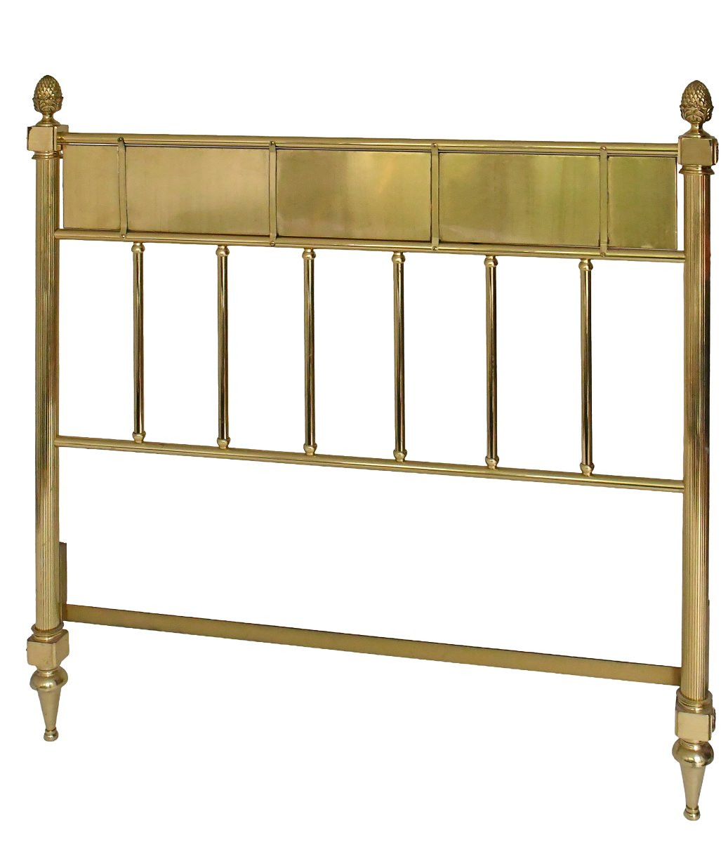 Empire-style Brass Slatted Bed-photo-4