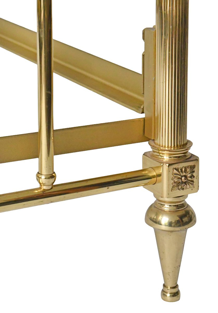 Empire-style Brass Slatted Bed-photo-5