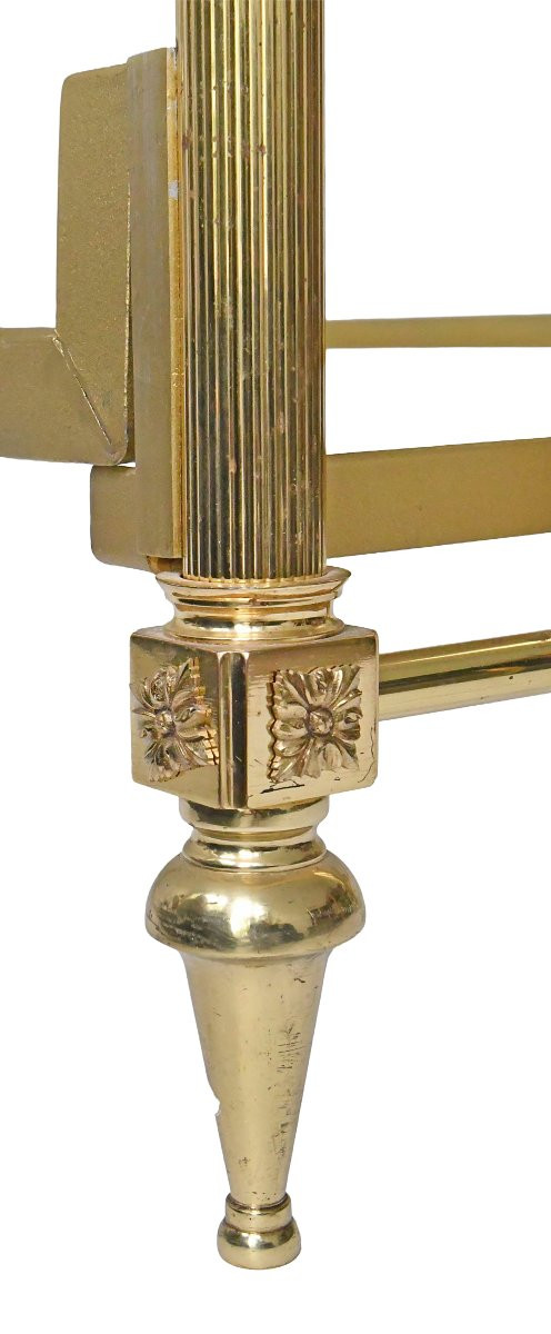 Empire-style Brass Slatted Bed-photo-6