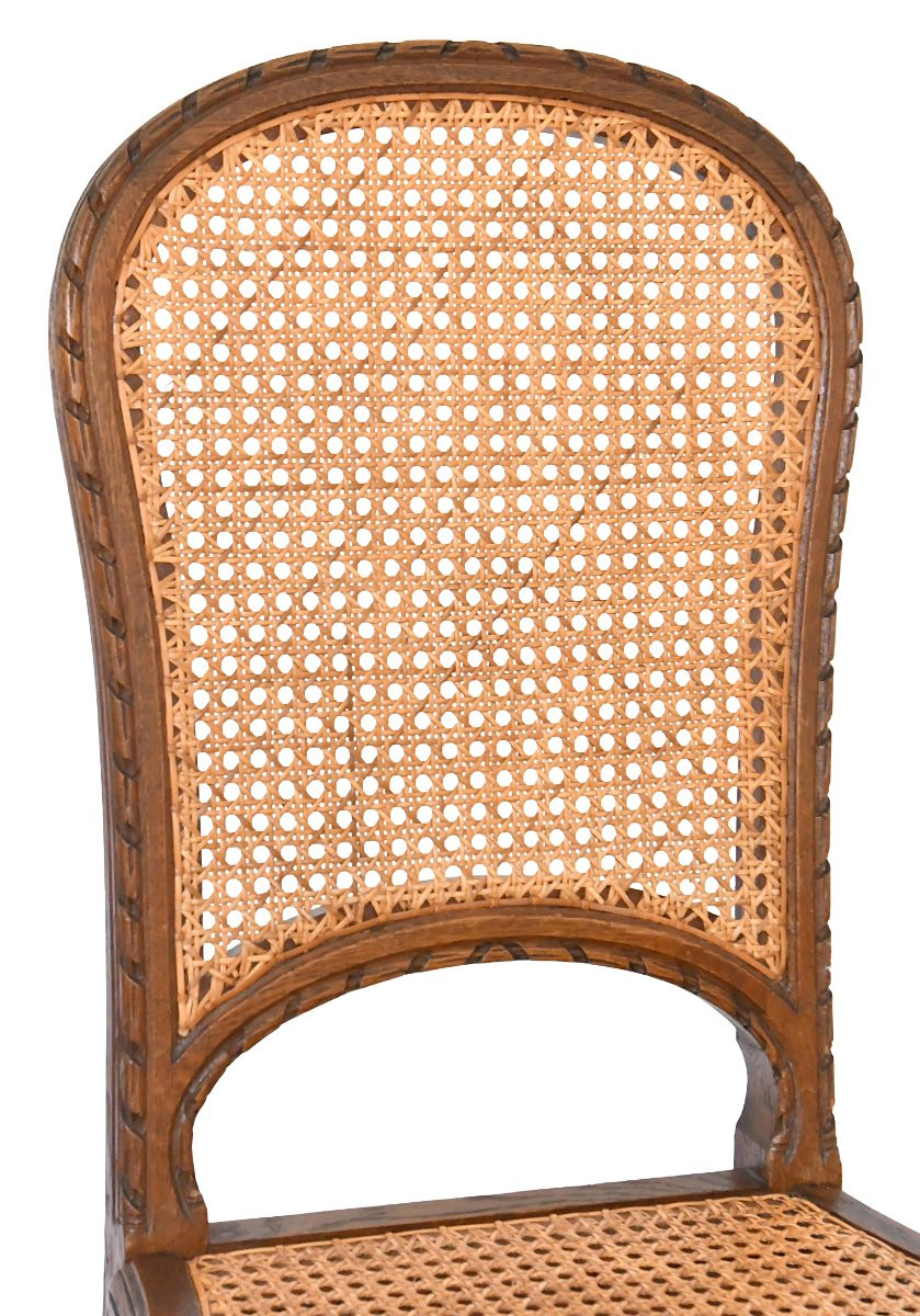 Suite Of 8 Louis XVI Style Chairs-photo-4