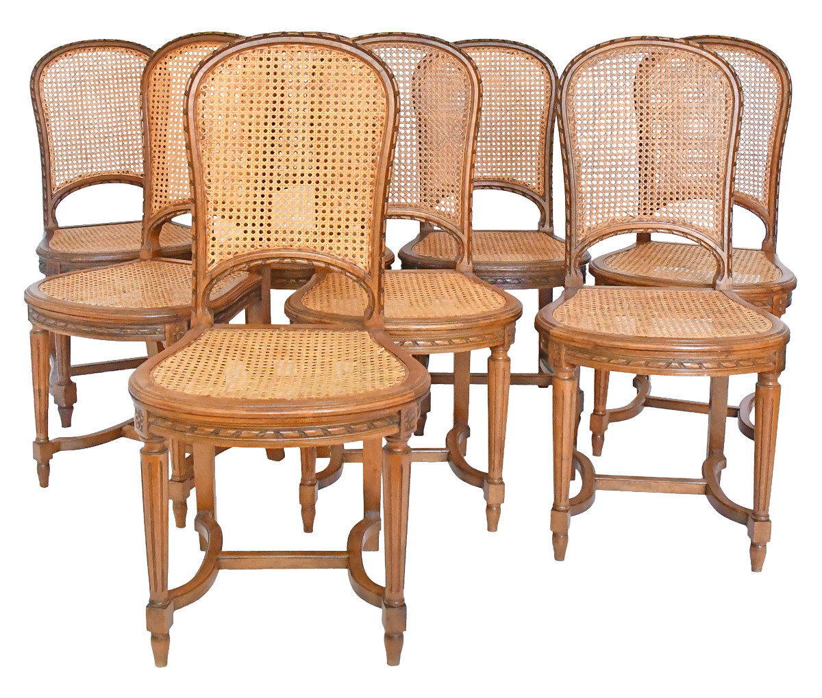 Suite Of 8 Louis XVI Style Chairs