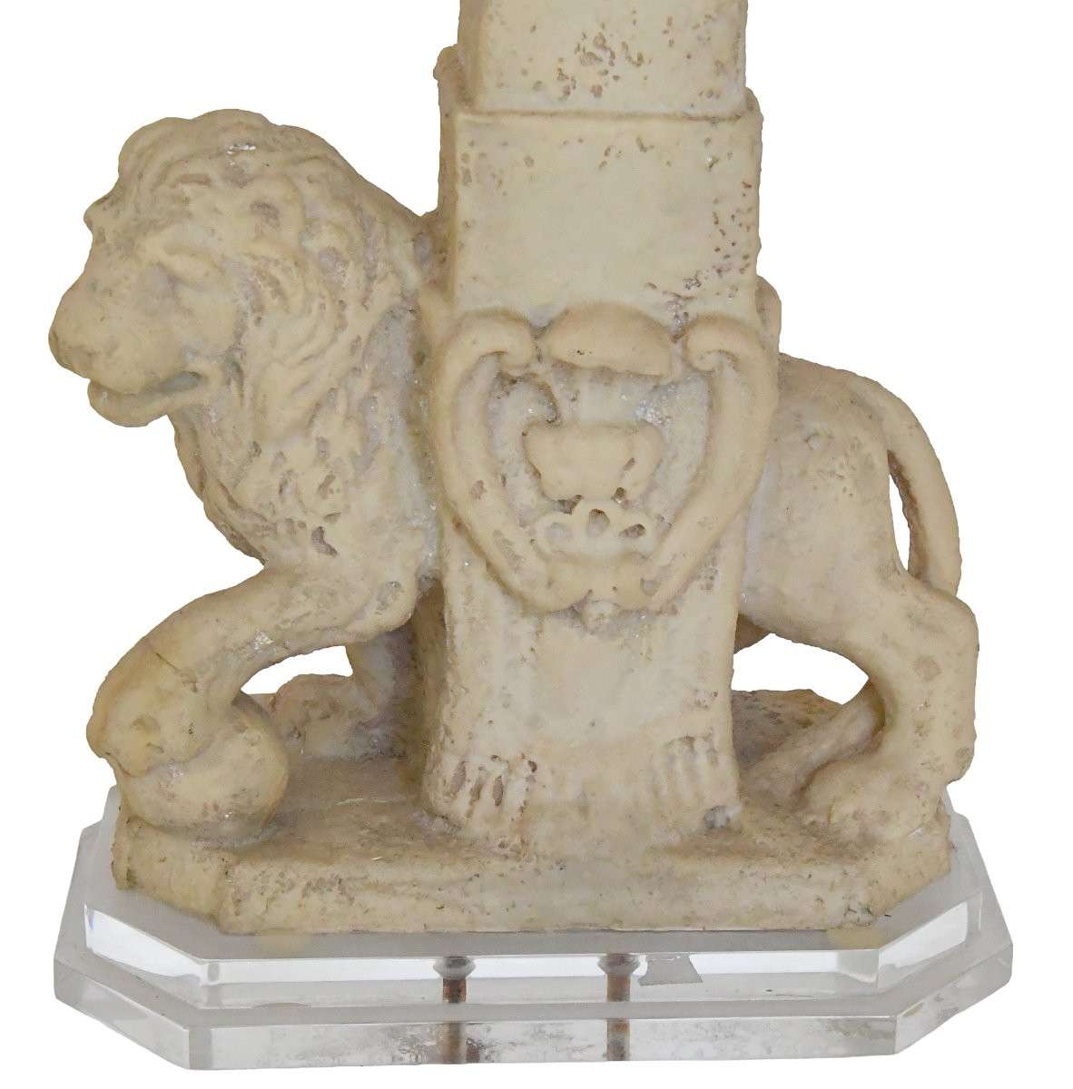 Obelisk Representing The Medici Lion Resting Its Paw On A Sphere-photo-2