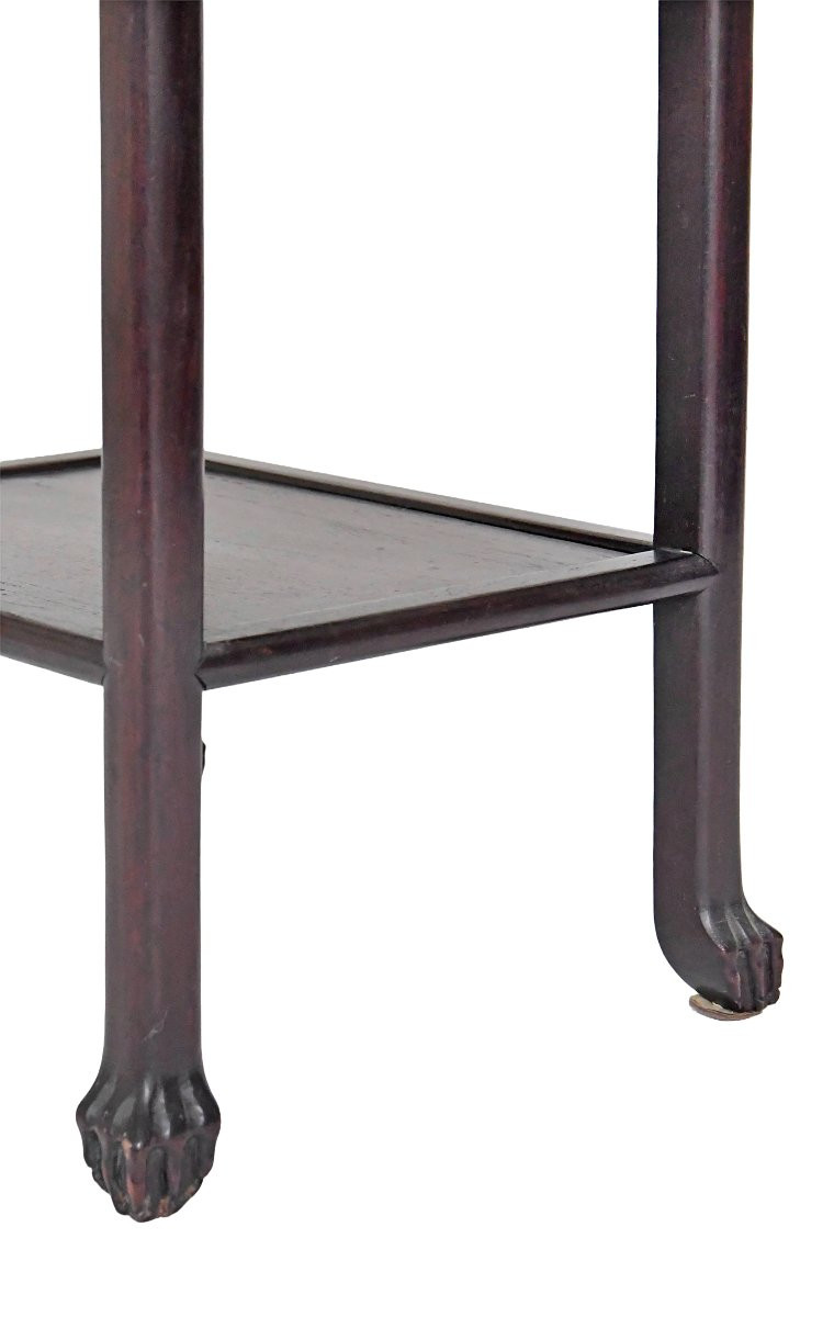  China Side Table In Carved Wood-photo-4