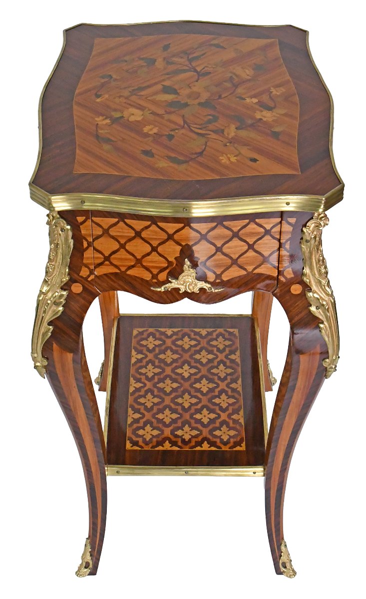 Table de nuit de style Louis XV de La Maison Allot -photo-5