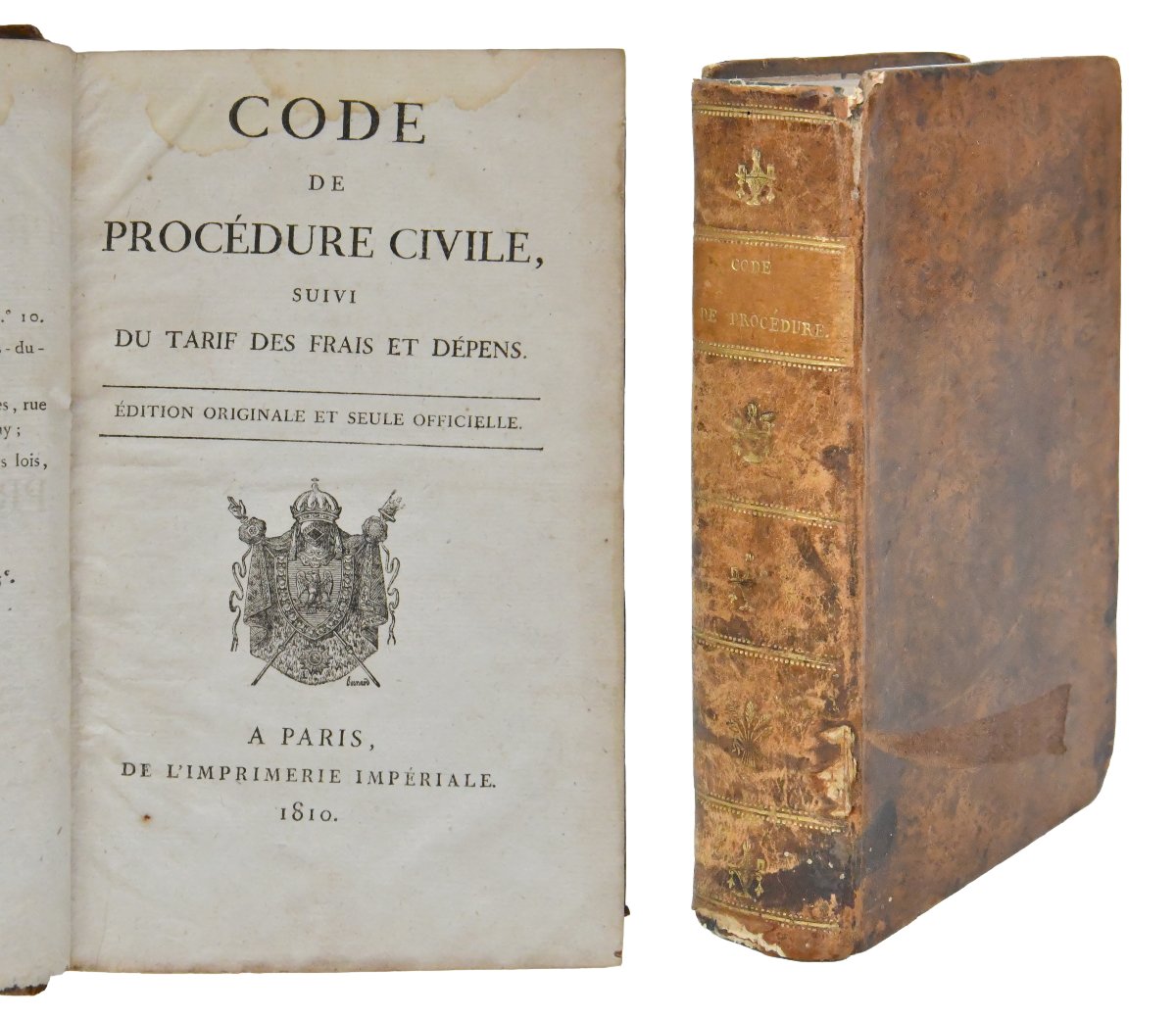 Code Of Civil Procedure, Paris, Imperial Printing House, 1810
