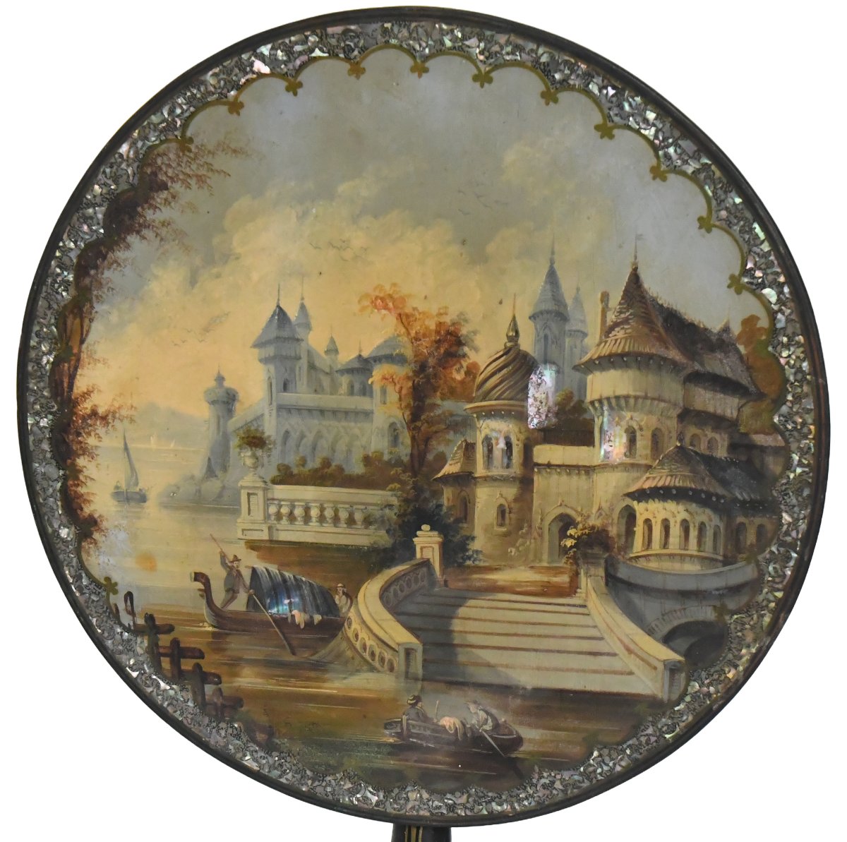 Napoleon III-era Side Table -photo-3