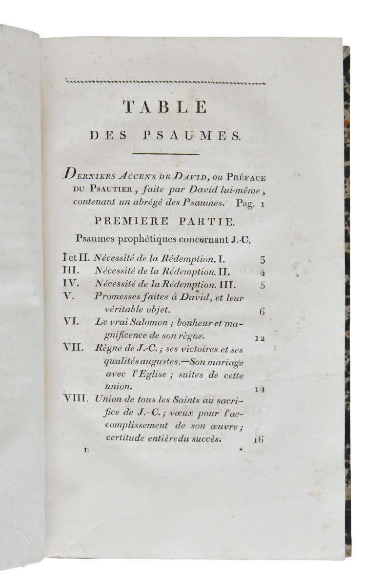 Psalms, 3 Volumes, Paris, Eberhart, 1809-photo-4