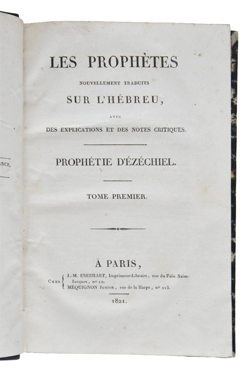 Les Prophètes, l'ensemble de 5 livres, Paris : J.-M. Eberhart; 1820-1822-photo-6