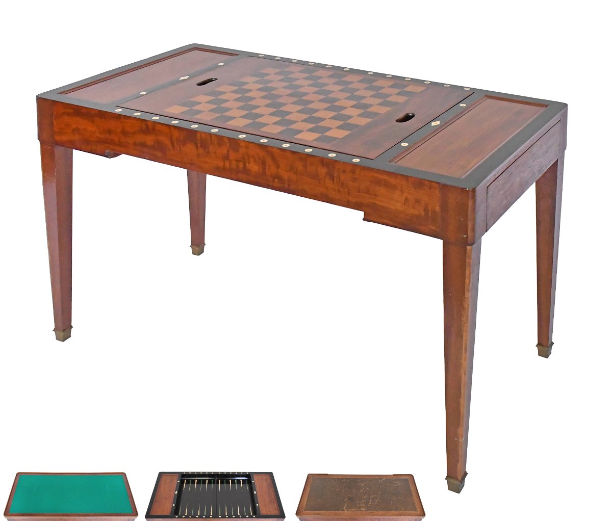 Louis XVI-style Backgammon Table 