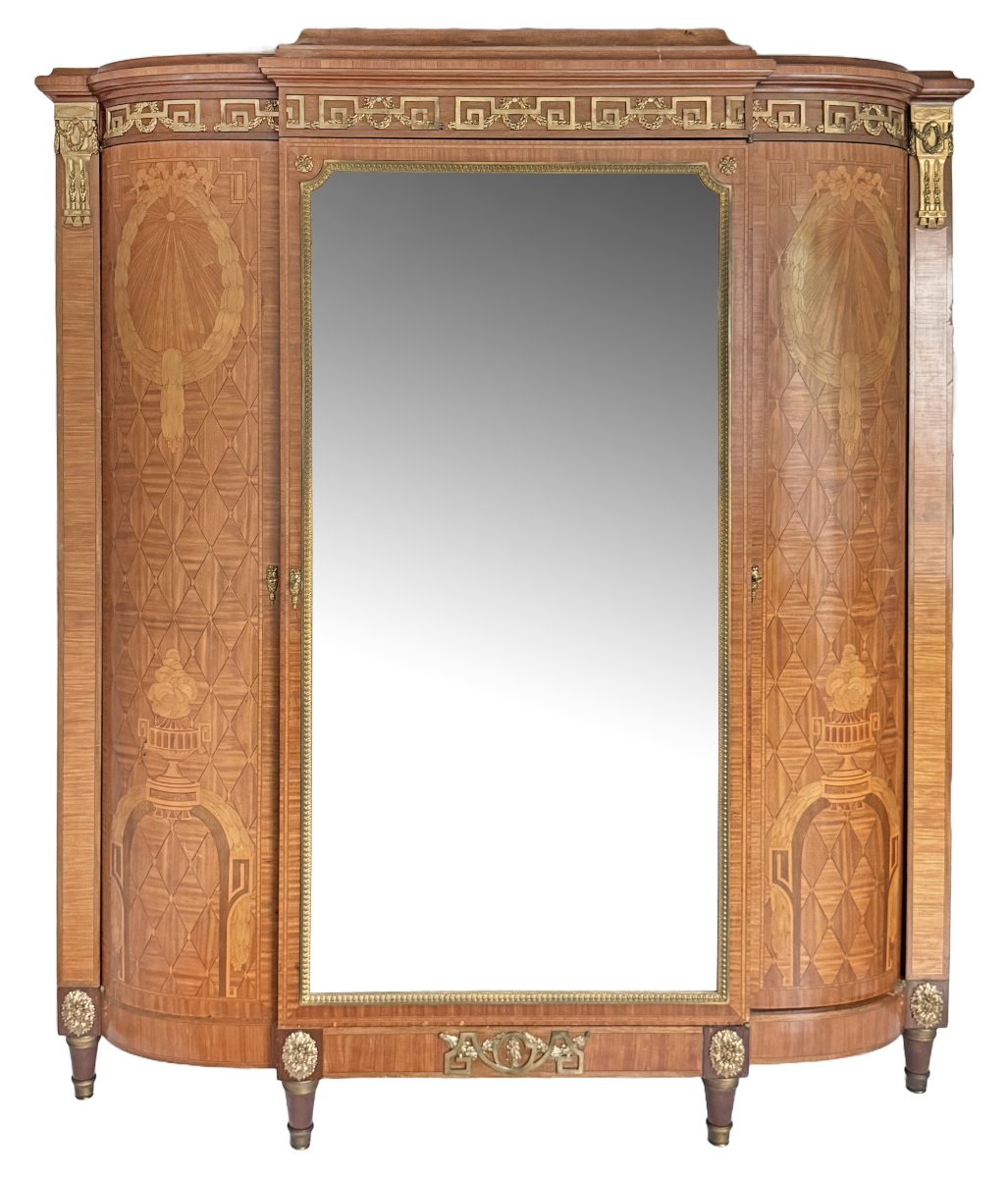 Louis XVI-style Bedroom Set Stamped "georges Guerin, Paris" -photo-2