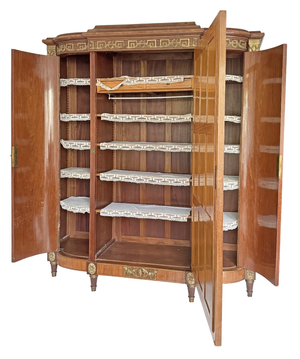Louis XVI-style Bedroom Set Stamped "georges Guerin, Paris" -photo-3