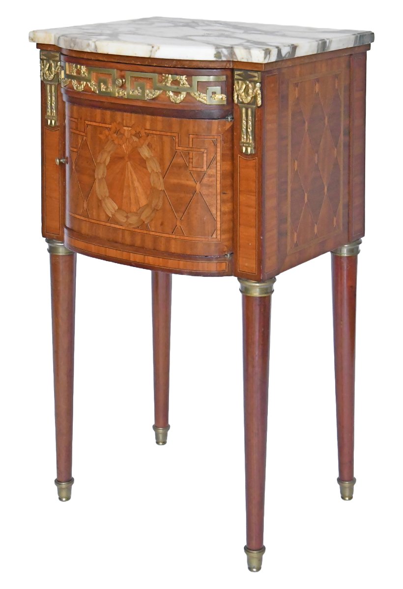 Louis XVI-style Bedroom Set Stamped "georges Guerin, Paris" -photo-5