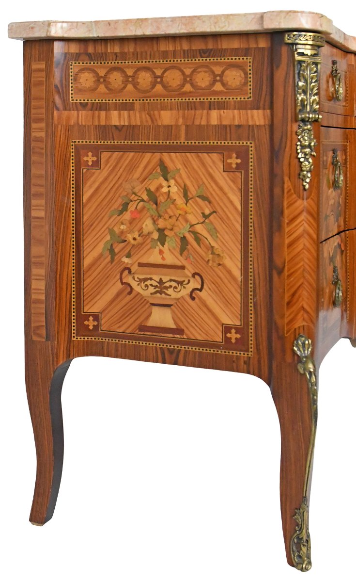 Commode de style Transition en marqueterie -photo-2