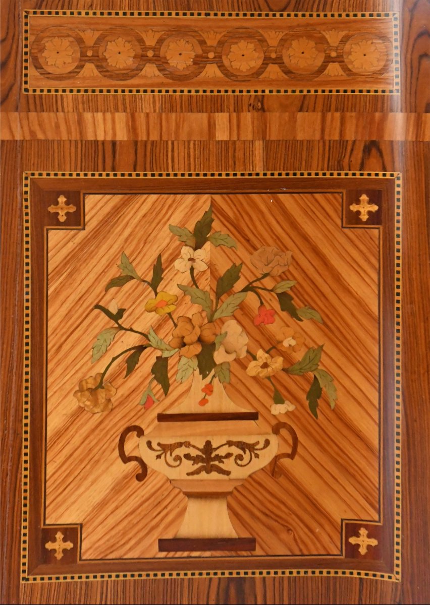 Commode de style Transition en marqueterie -photo-3