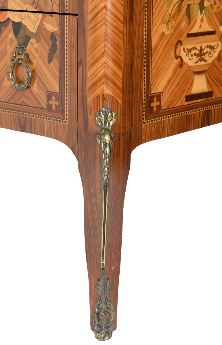 Commode de style Transition en marqueterie -photo-4