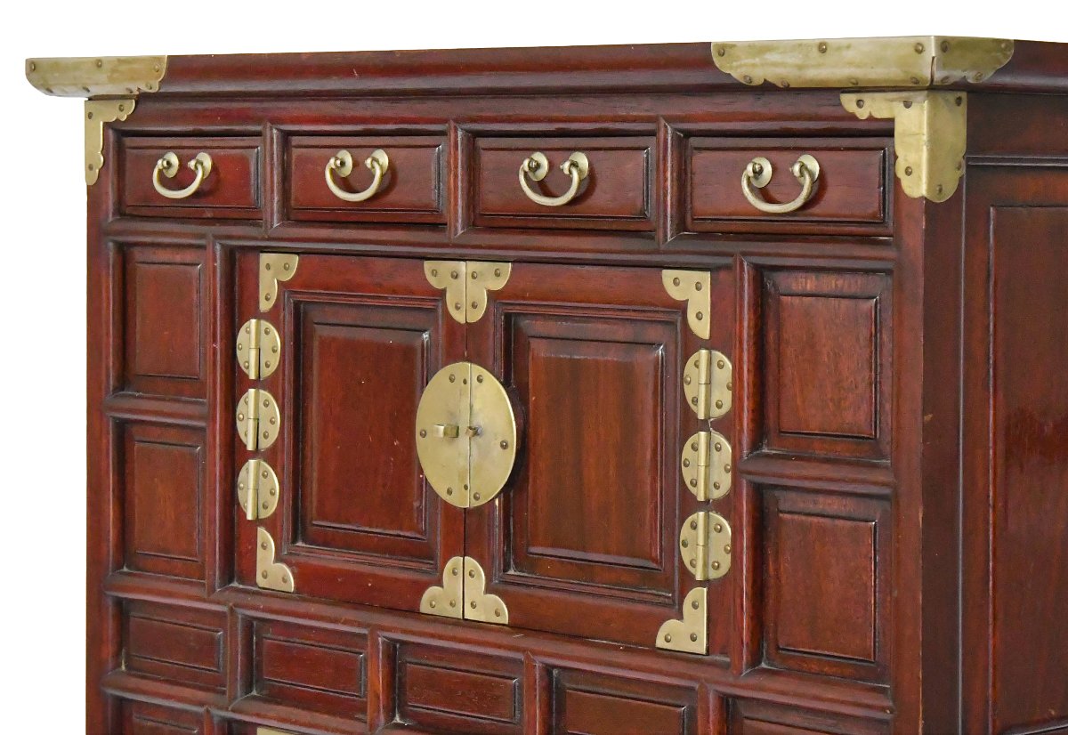 Cabinet à hauteur d'appui Tansu coréen -photo-2