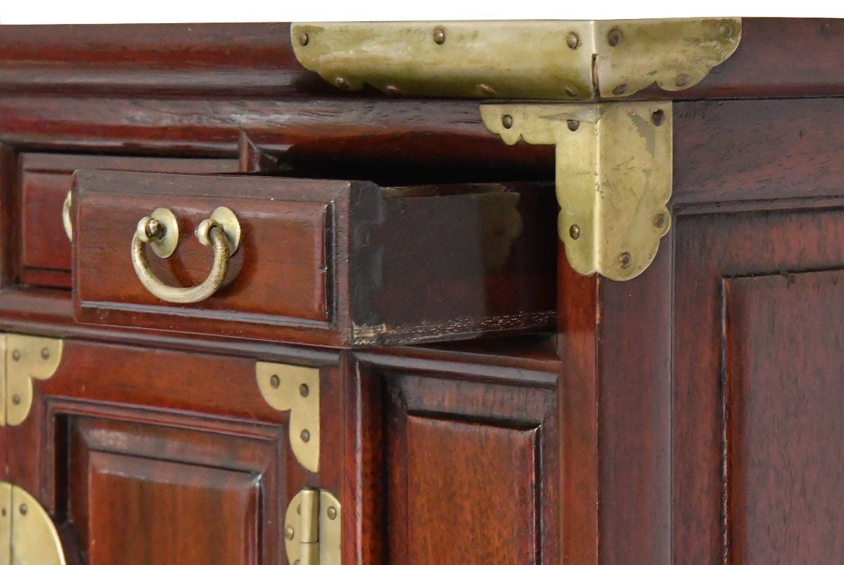 Cabinet à hauteur d'appui Tansu coréen -photo-2