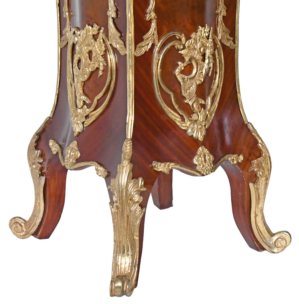 Paire d'importants piédestal de style Louis XV -photo-6