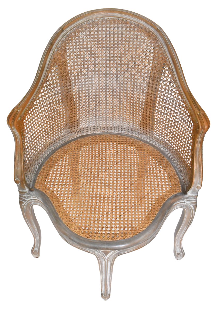 Louis XV-style "couillard" Office Chair-photo-3