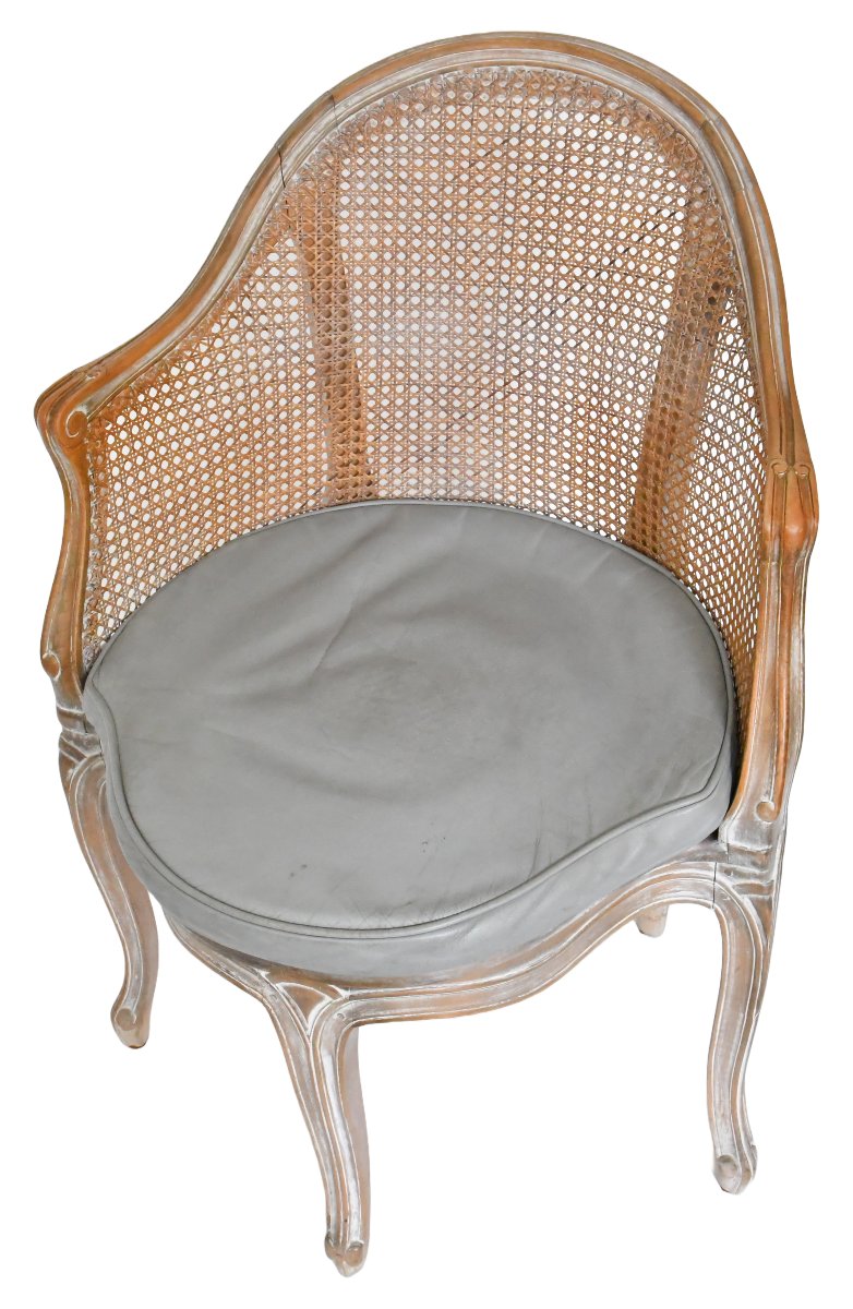 Louis XV-style "couillard" Office Chair-photo-1