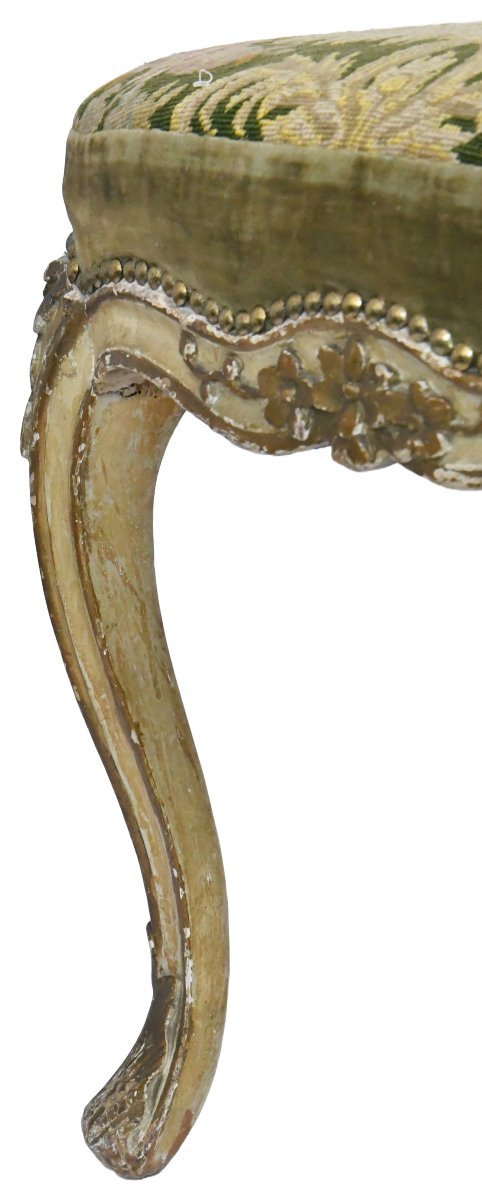 Antique Louis XV Chair Stamped By Claude-françois Drouilly, Who Was Admitted As A Master On July 27, 1748 -photo-1