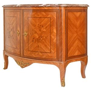 Buffet de style Louis XV en marqueterie