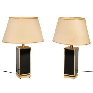 Pair Of Vintage 1970s Table Lamps