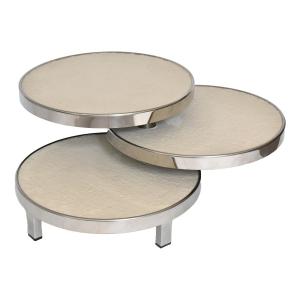 Maria Pergay Three-tier Coffee Table From The 1960s