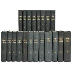 "Histoire du Consulat et de l’Empire" 20 vol Adolphe Thiers, Éditions Paulin Paris, 1845