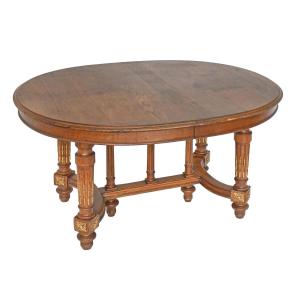 Louis XVI Style Oval Dining Table