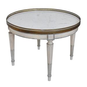 Table basse bouillotte de style Louis XVI 