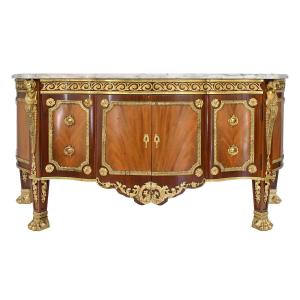 Louis XVI Style Sideboard, In The Form Of A Movement