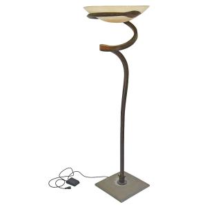 Lampadaire "Alfea" par Enzo Ciampalini en cuivre patiné, des années 1970/1980