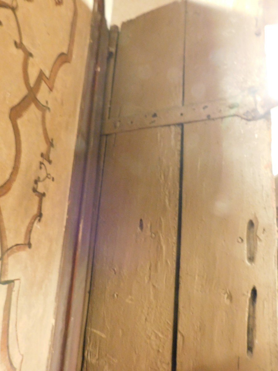 Double Entrance Door Carved In Walnut, Italy-photo-3