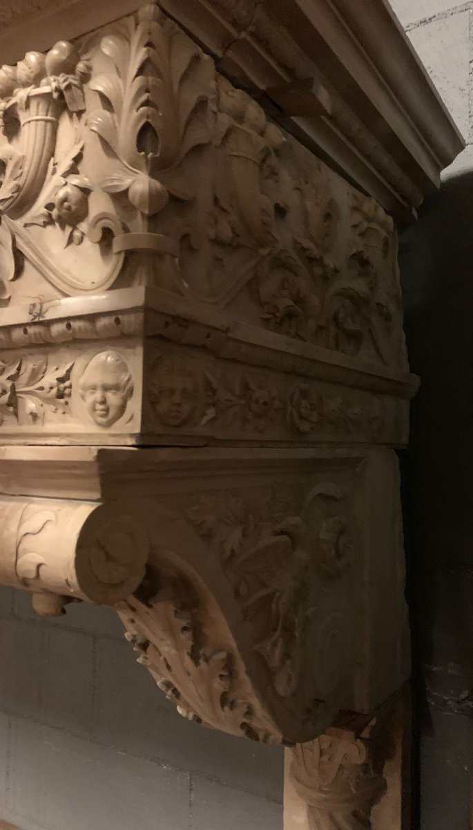 Eclectic Marble Fireplace, 19th Century-photo-4
