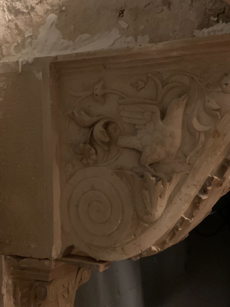 Eclectic Marble Fireplace, 19th Century-photo-6