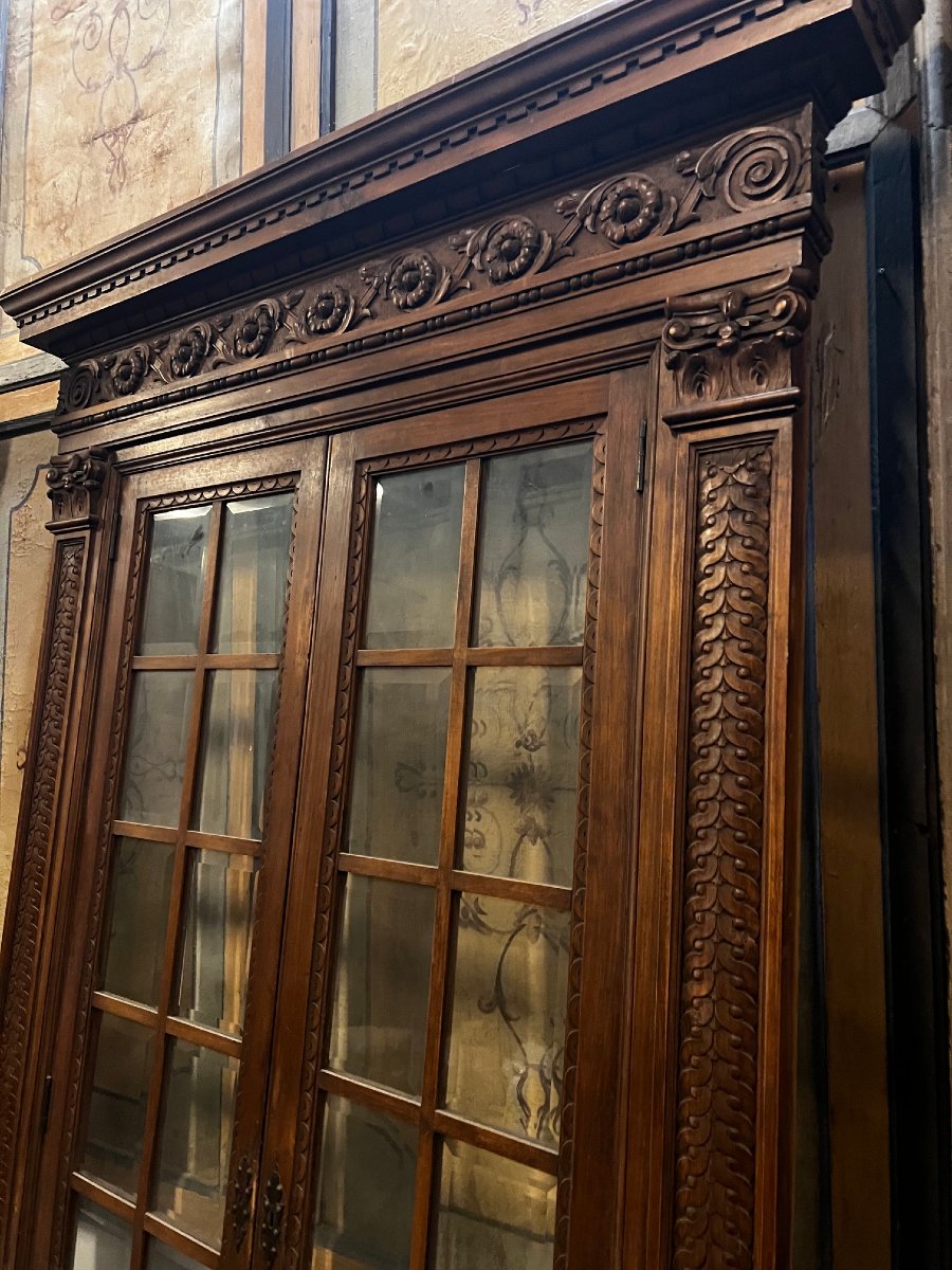 Pair Of Display Cabinets With Glass Doors, 18th Century-photo-3