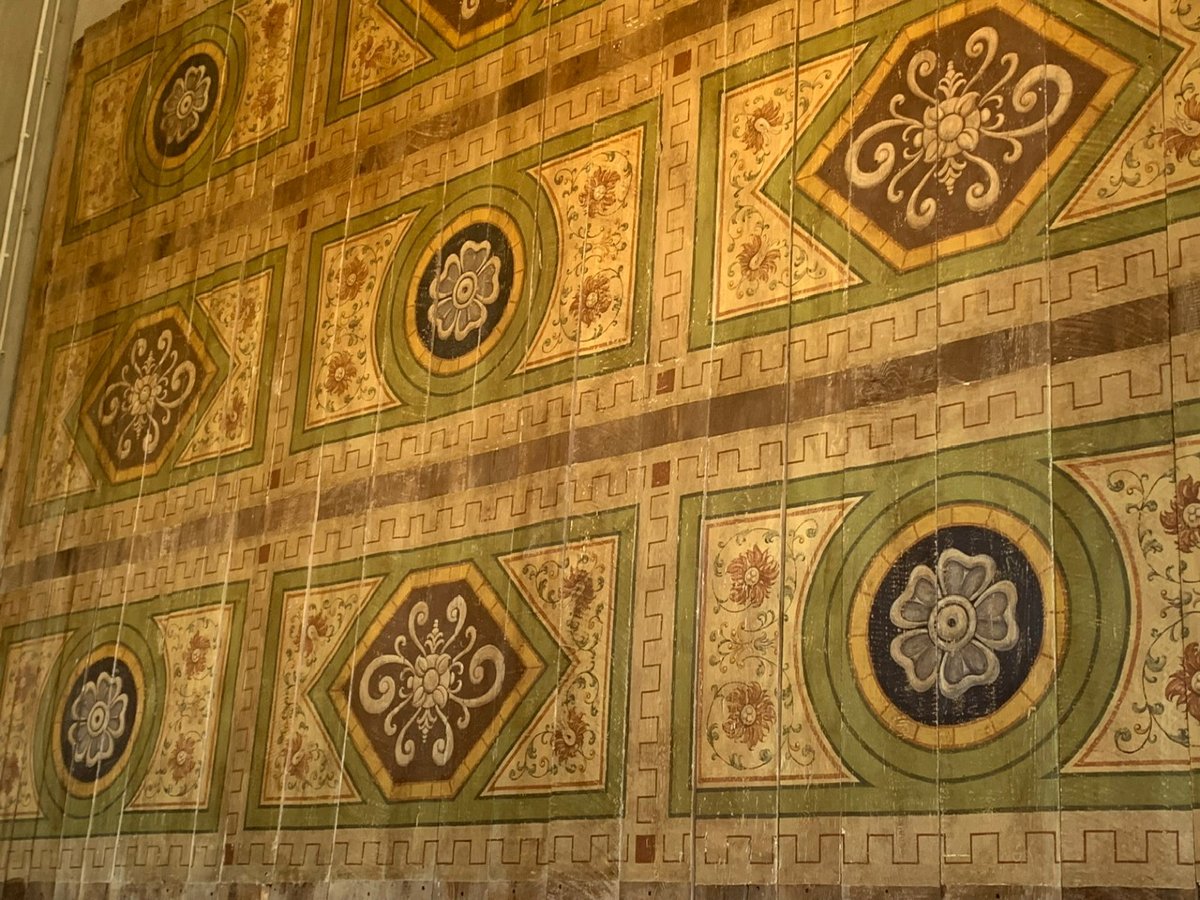 Plafond peint de 18 m², XVIe/XVIIIe siècle-photo-1