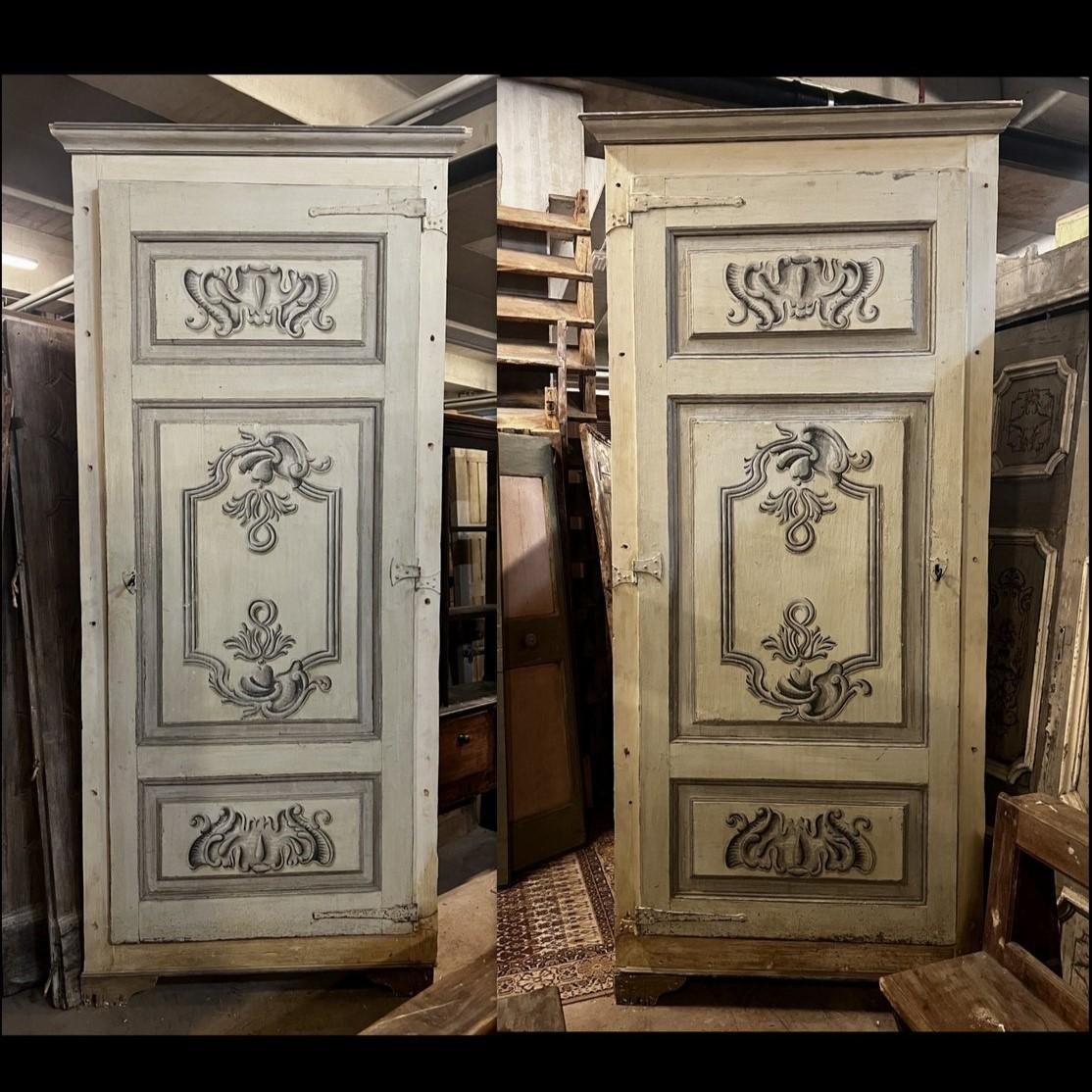 Pair Of Lacquered Corner Cabinets, 18th Century