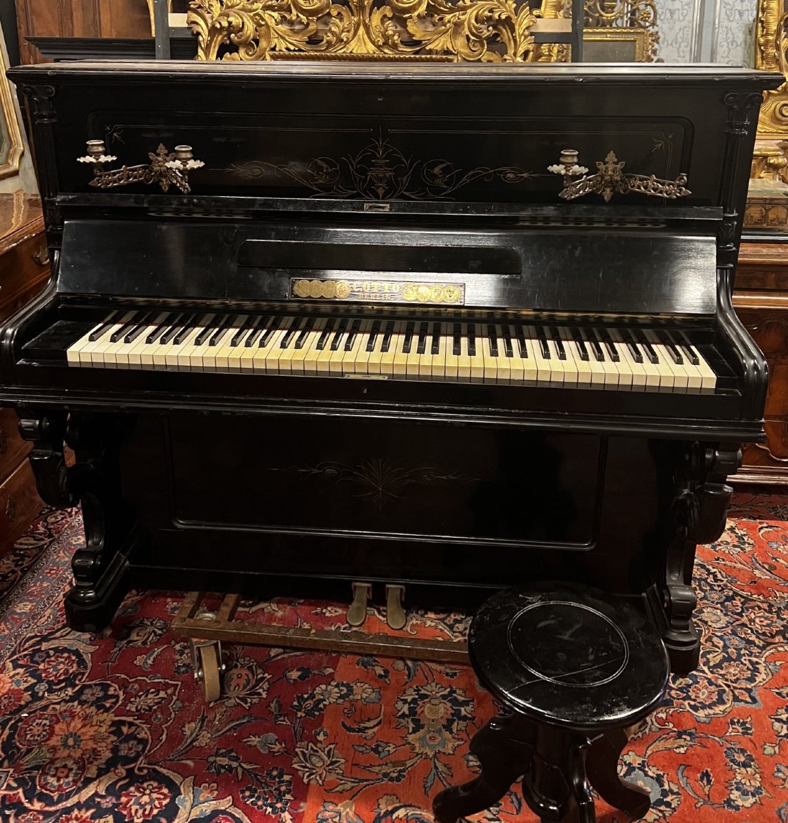 Piano C. Otto Berlin, XIXe siècle-photo-1