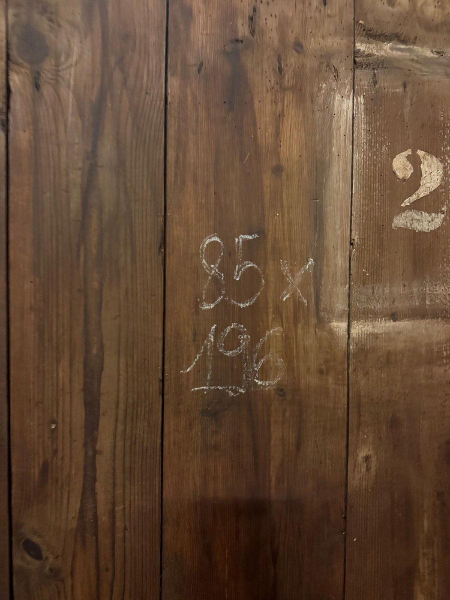 Dix portes en bois similaires, XIXe siècle. Dimensions variables : environ 70/90 cm x H 195/200-photo-4