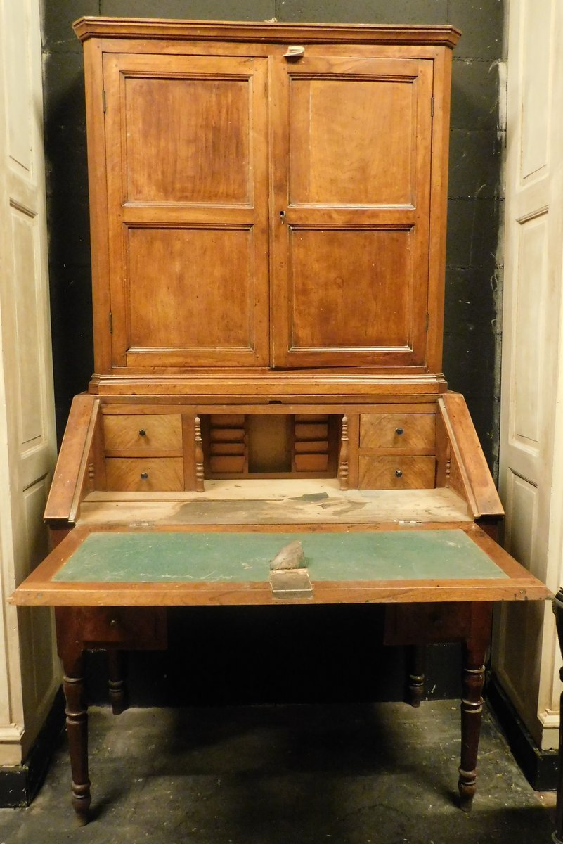 Walnut Chest Of Drawers, 19th Century, From Piedmont-photo-3