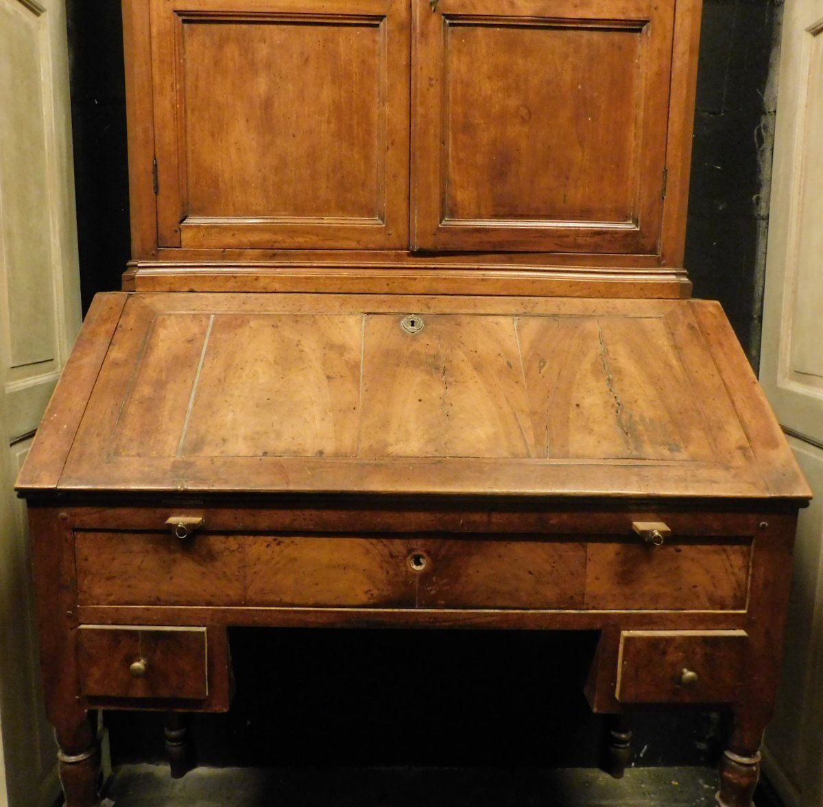 Walnut Chest Of Drawers, 19th Century, From Piedmont-photo-1