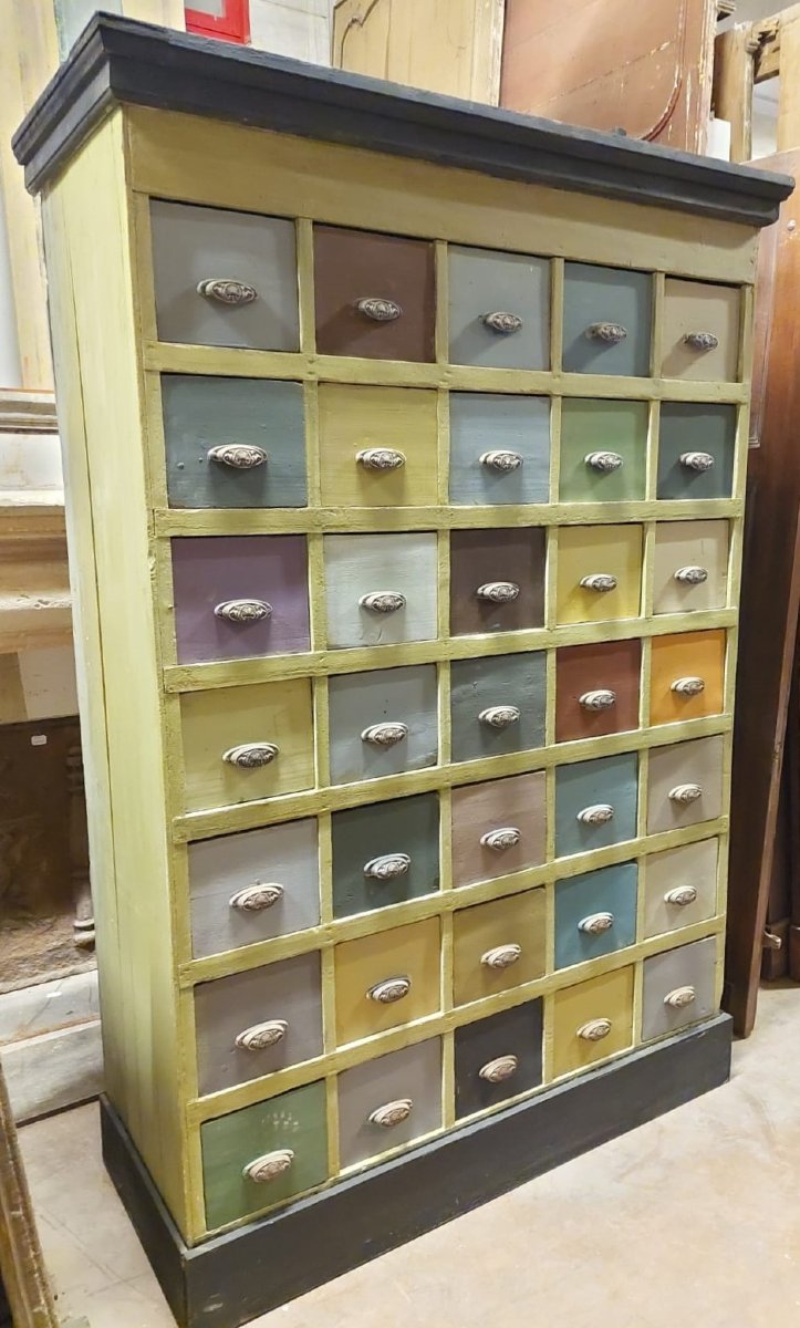 Commode laquée, XIXe siècle-photo-1