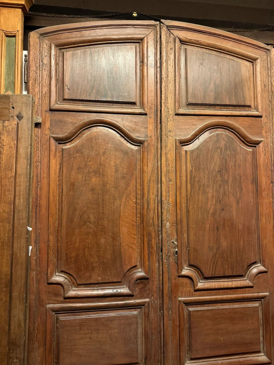 Paire de portes en noyer, XVIIIe siècle, France-photo-4