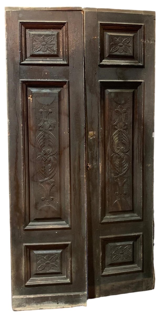 Porte Art Déco à deux vantaux, début du XXe siècle