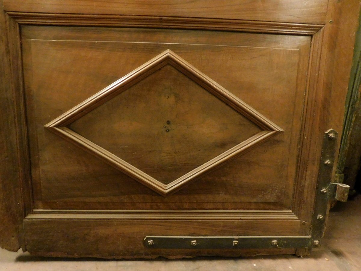 Porte à un vantail en noyer, XIXe siècle, Turin-photo-1